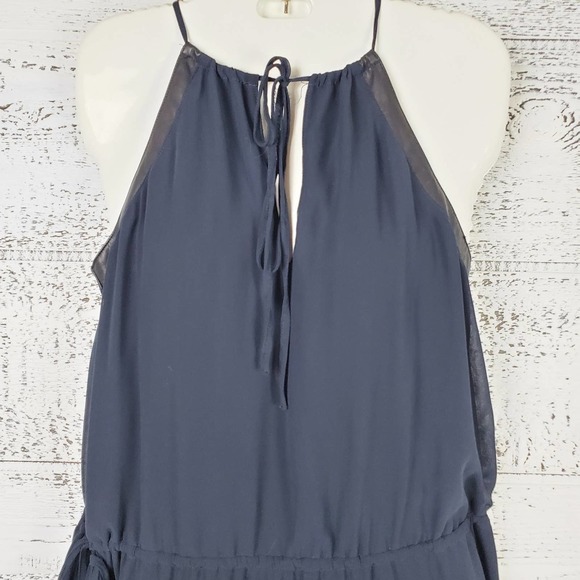 Zara Trafaluc Halter Tie Waist Mini Dress Women’s Size M Minimalist Grunge Chic - Picture 2 of 10